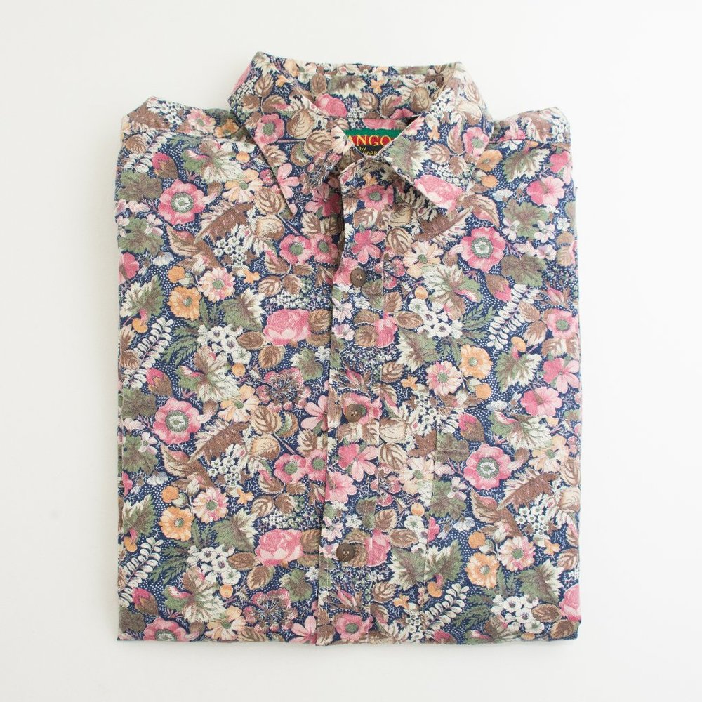 Vintage TANGO by Max Raab Floral Short Sleeve Button Down